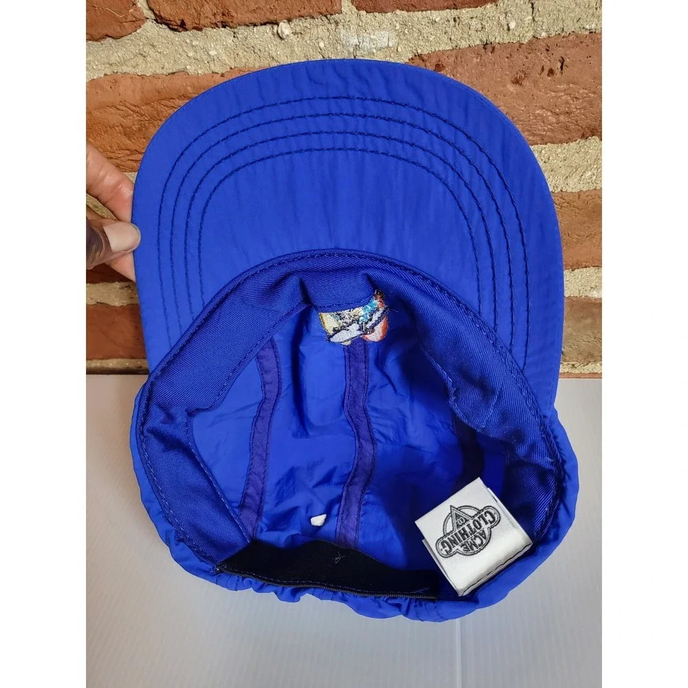 Looney Tunes Taz Tasmanian‎ Devil with Surfboards Ball Cap Hat Royal Blue